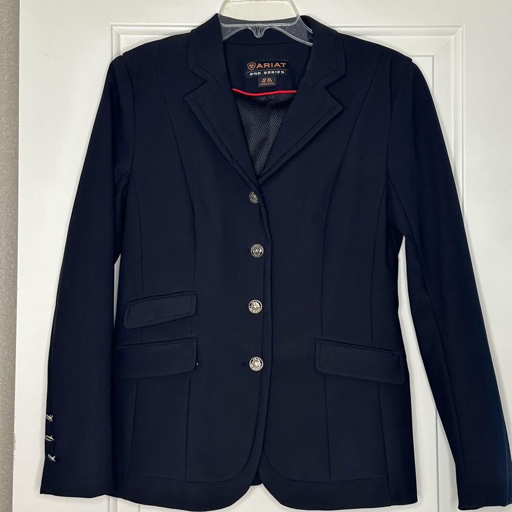 Ariat Pro Series Platinum Show Jacket Black Size 8